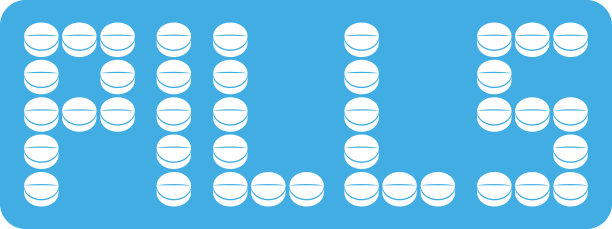 白色药丸文字图标图片下载