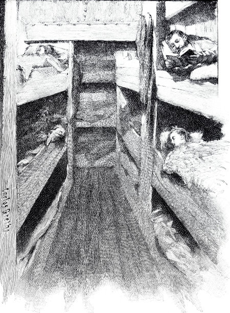 甲板下面是船员床铺图片下载