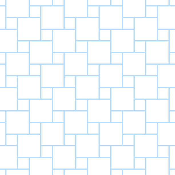 抽象无缝背景图案-蓝色壁纸-矢量插图图片下载