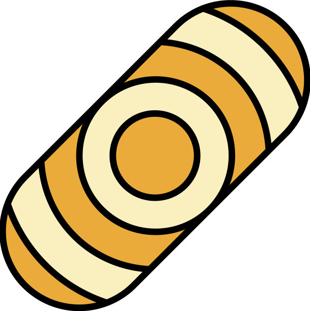 砂纸滑板甲板图标颜色轮廓图片下载