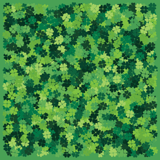 四叶苜蓿背景图片下载