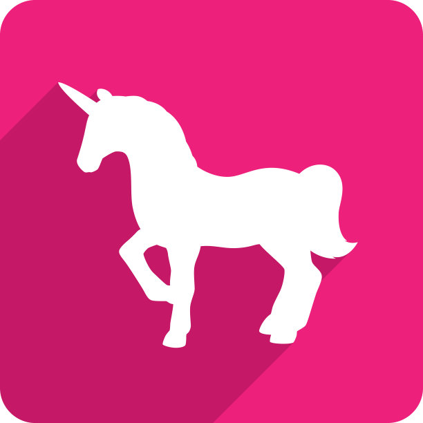 独角兽图标轮廓图片下载