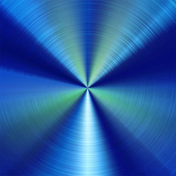 拉丝蓝色阴影金属纹理背景。图片下载