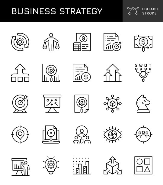 商业策略图标图片下载