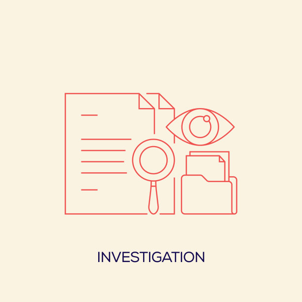 调查与线图标相关的设计。简单的轮廓符号图标。图片下载