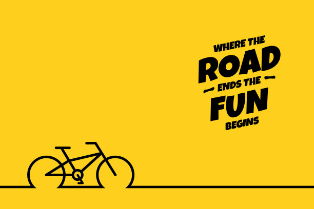 自行车或自行车字母背景股票插图图片下载