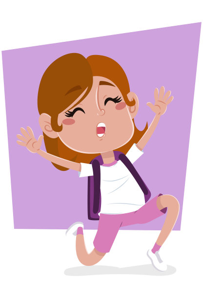 女孩们离开学校去度假图片下载