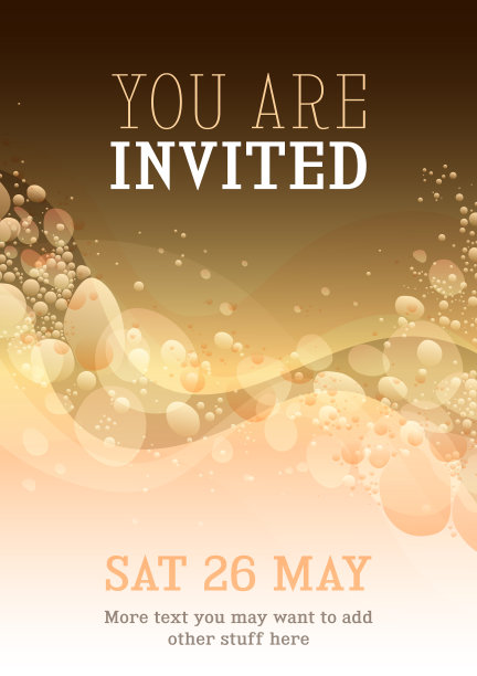 邀请矢量图图片下载