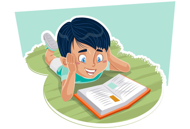 儿童阅读和学习的书，笔记本或平板电脑图片下载