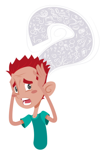 在学校和生活中有很多疑虑图片下载