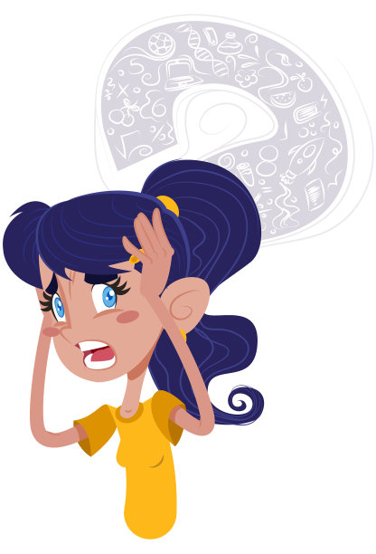 在学校和生活中有很多疑虑图片下载