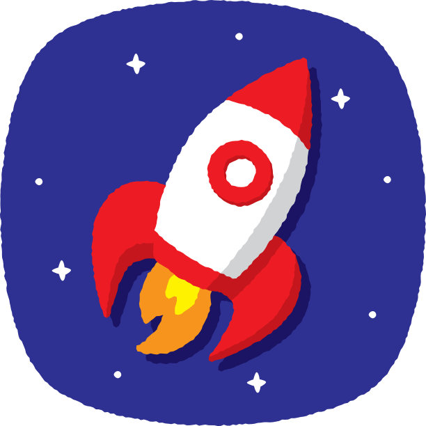 火箭飞船涂鸦4图片下载