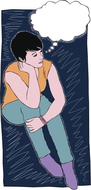 做白日梦的女孩图片下载