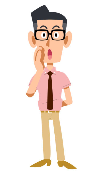 一位身穿短袖衬衫、戴着眼镜、系着领带的男士打来电话图片下载