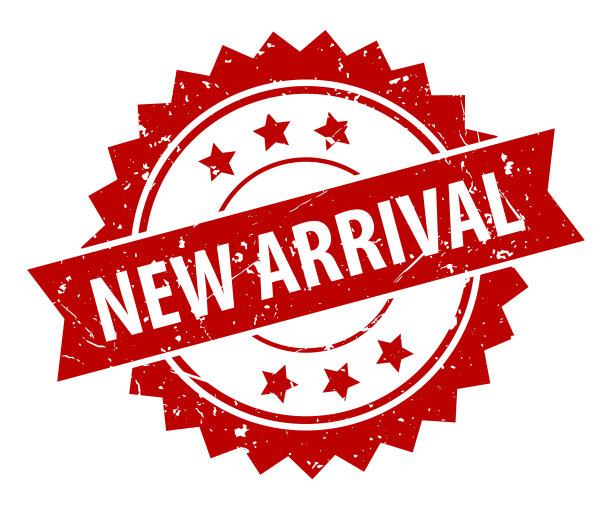 新到达-印章，印，印章模板。难看的东西效果。向量股票插图图片下载