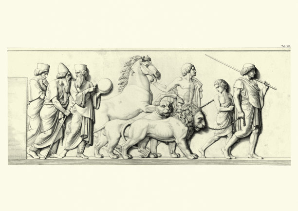 三个迦勒达占星家，被锁的狮子，亚历山大大帝图片下载