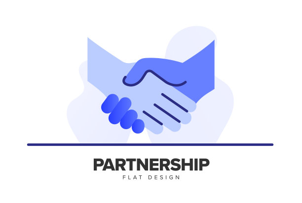 采购产品伙伴关系，协议，握手线图标，轮廓向量符号和设计图片下载