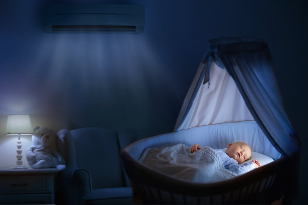 卧室有空调。儿童房气候图片下载