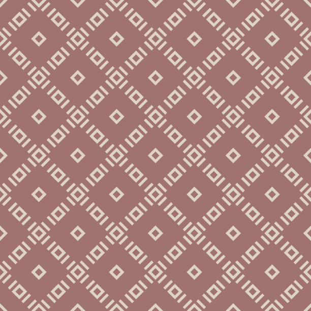 矢量几何无缝图案小菱形，钻石，正方形网格图片下载