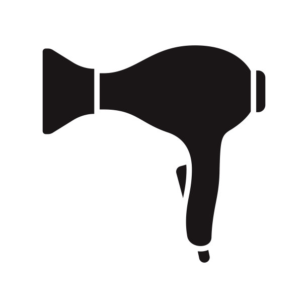 吹风机美字形图标图片下载