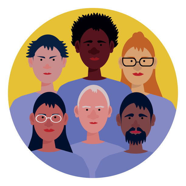 不同的人群图片下载