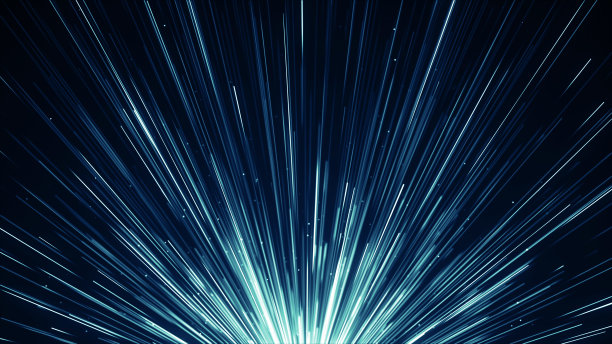 蓝色尘埃抽象光散景运动标题电影背景图片下载