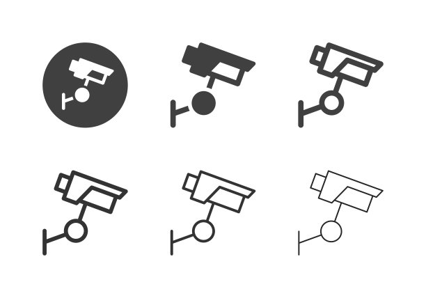 安全摄像头图标-多系列图片下载