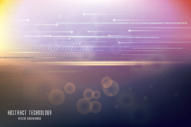 矢量插图齿轮在电路板上图片下载