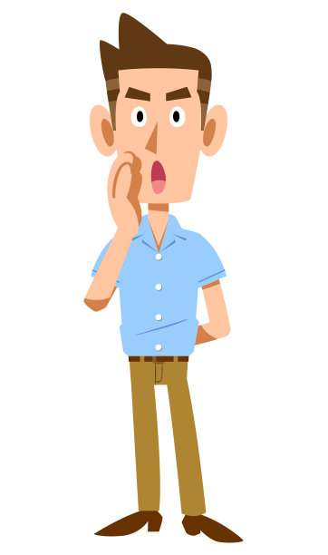 一个穿着短袖衬衫的男人在打电话图片下载