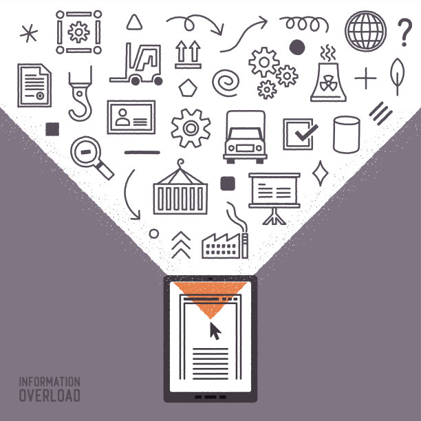 工业产能过剩矢量信息图表图片下载