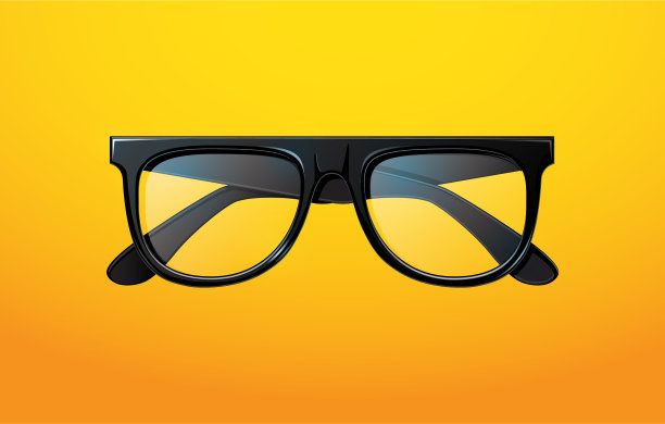 现实的黑色眼镜图片下载