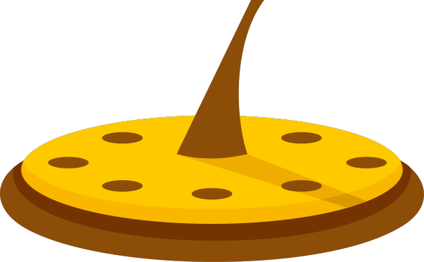 古代日晷图标扁平式图片下载