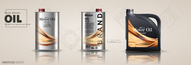 汽车背景上的机油瓶图片下载