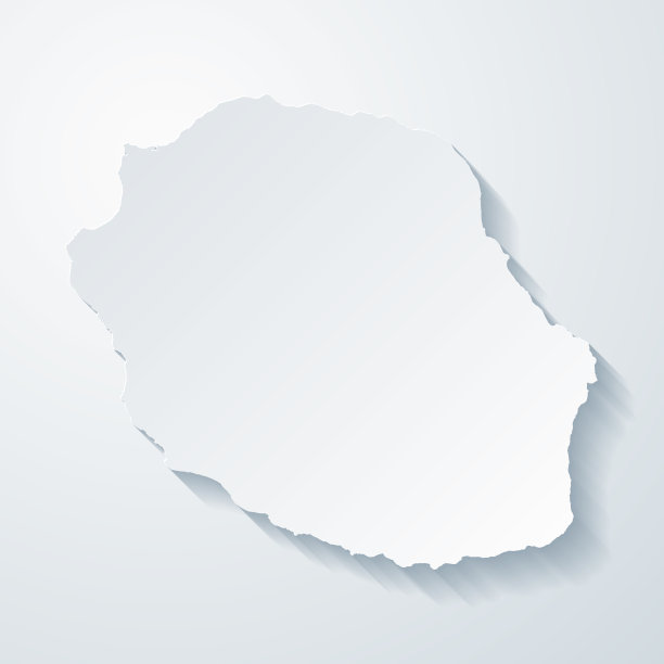 团圆地图与剪纸效果空白背景图片下载