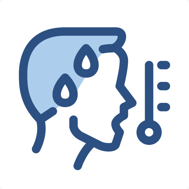 发烧 - 轮廓图标 - 像素完美标志图片下载