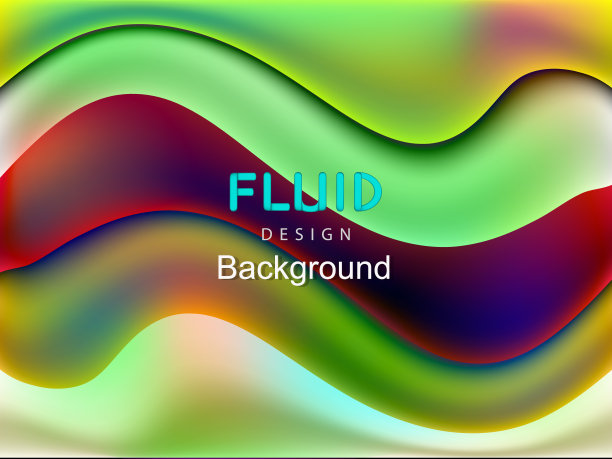 抽象流体概念设计背景。图片下载