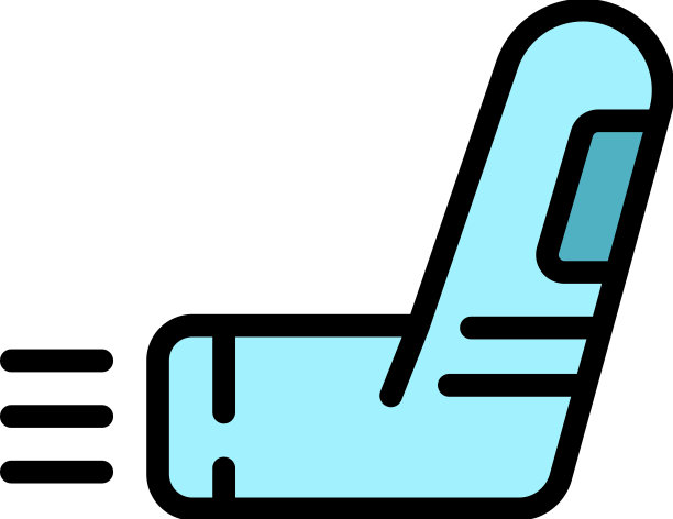 过敏吸入器图标颜色轮廓图片下载