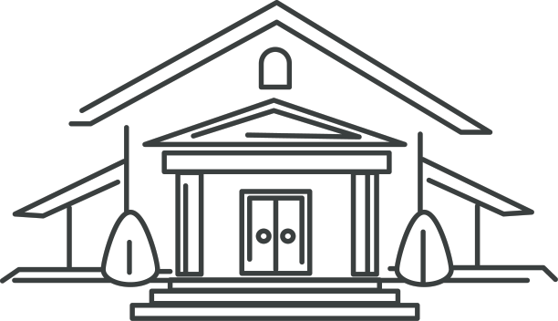 私人住宅或豪宅房地产孤立图片下载