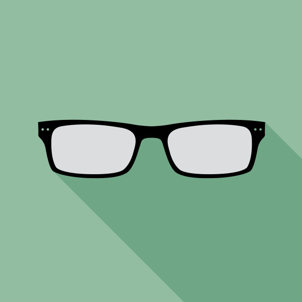 蓝绿色眼镜图片下载