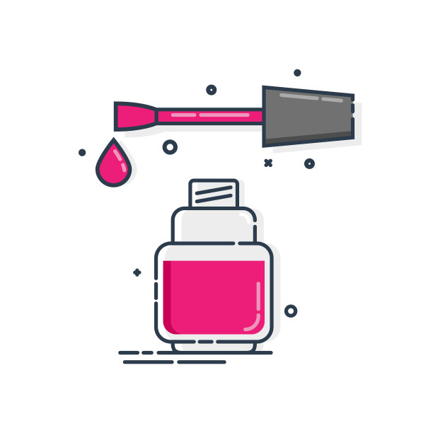 化妆瓶指甲油用刷子打开图片下载