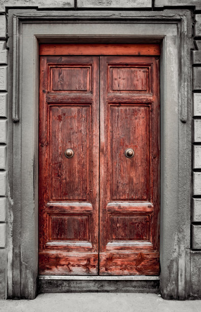 古老的木门图片下载