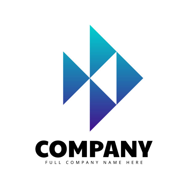 抽象的三角形标志标志图片下载