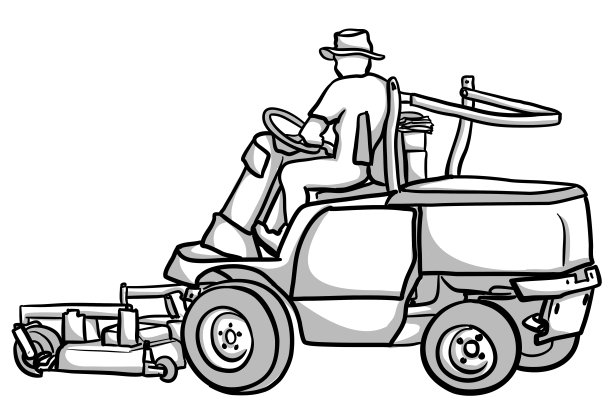 高尔夫球场Lawncare图片下载