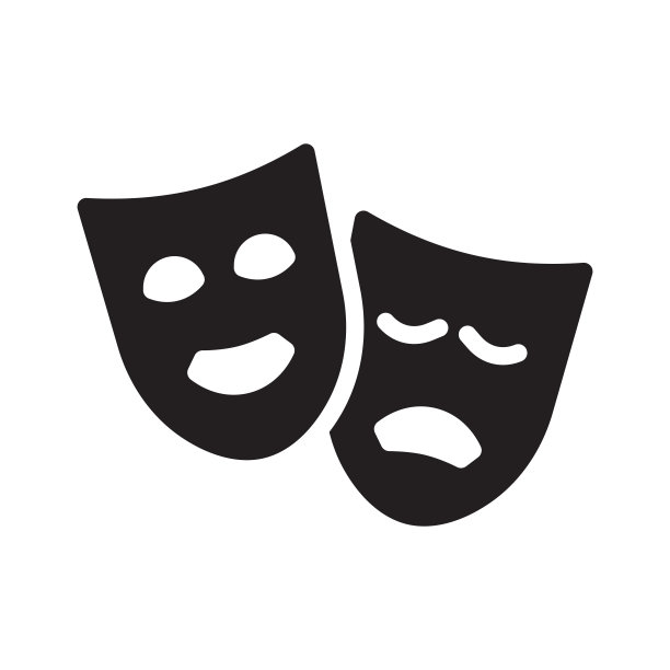 剧场图标，矢量符号插图。图片下载