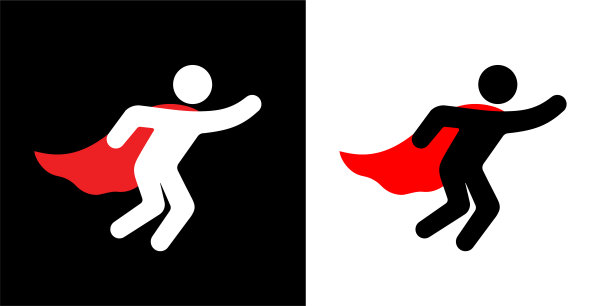 超级英雄在飞行图标海角图片下载