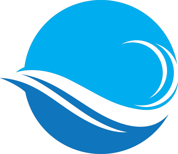 水波符号和图标标志模板图片下载