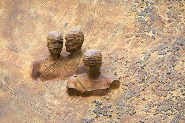 雕塑与绷带图片下载