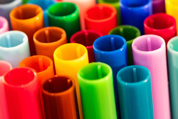 彩色毛毡笔帽图片下载