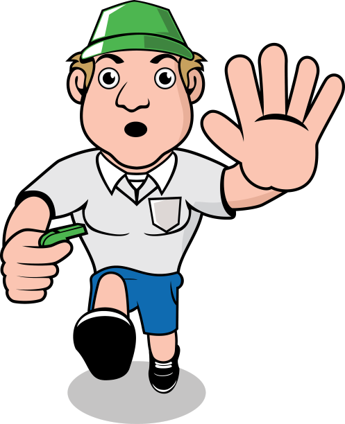 裁判卡通人物设计图片下载