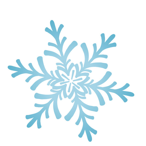 可爱的彩色圣诞图标-雪花图片下载